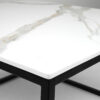 stolik kawowy ze spieku kwarcowego elegancki nowoczesny stolik do salonu blat ze spieku kwarcowego Laminam