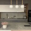wyspa ze spieku kwarcowego Laminam Pietra Grey